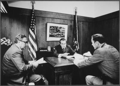 Kissinger with Nixon