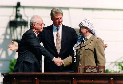 Arafat Rabin Clinton Olso peace