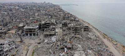 Destruction of Gaza, source: UN