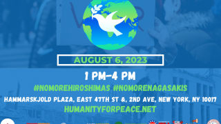 Humanity For Peace August 6 International Demonstrations — Press Release