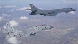 Israeli and Steath bombers