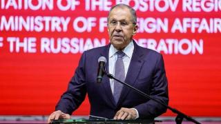 Russian FM Sergey Lavrov addressed the Organization for Security and Cooperation in Europe meeting. Credit: Facebook