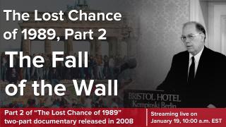 The Lost Chance of 1989, Part 2:  "The Fall of the Wall"