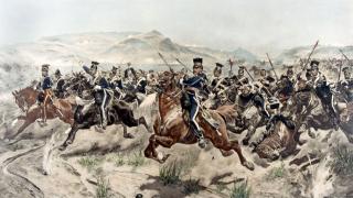 Charge of the Light Brigade by Richard Caton Woodville Jr.