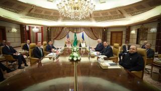 Jeddah meeting between Ukrainian and American representatives. Credit: President of Ukraine website