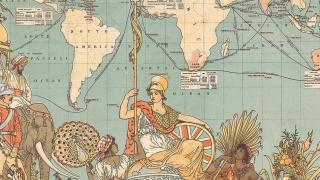 Britain's Imperial Federation League map of the world, published in 1886