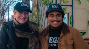 Independent Candidates Diane Sare and Jose Vega