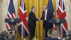 Kier Starmer and President Donald Trump