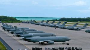 Diego Garcia Naval base in the Indian Ocean. U.S. B-52 bombers were recently deployed there. Credit: U.S. Navy photo by Mass Communication Specialist 3rd Class Caine Storino